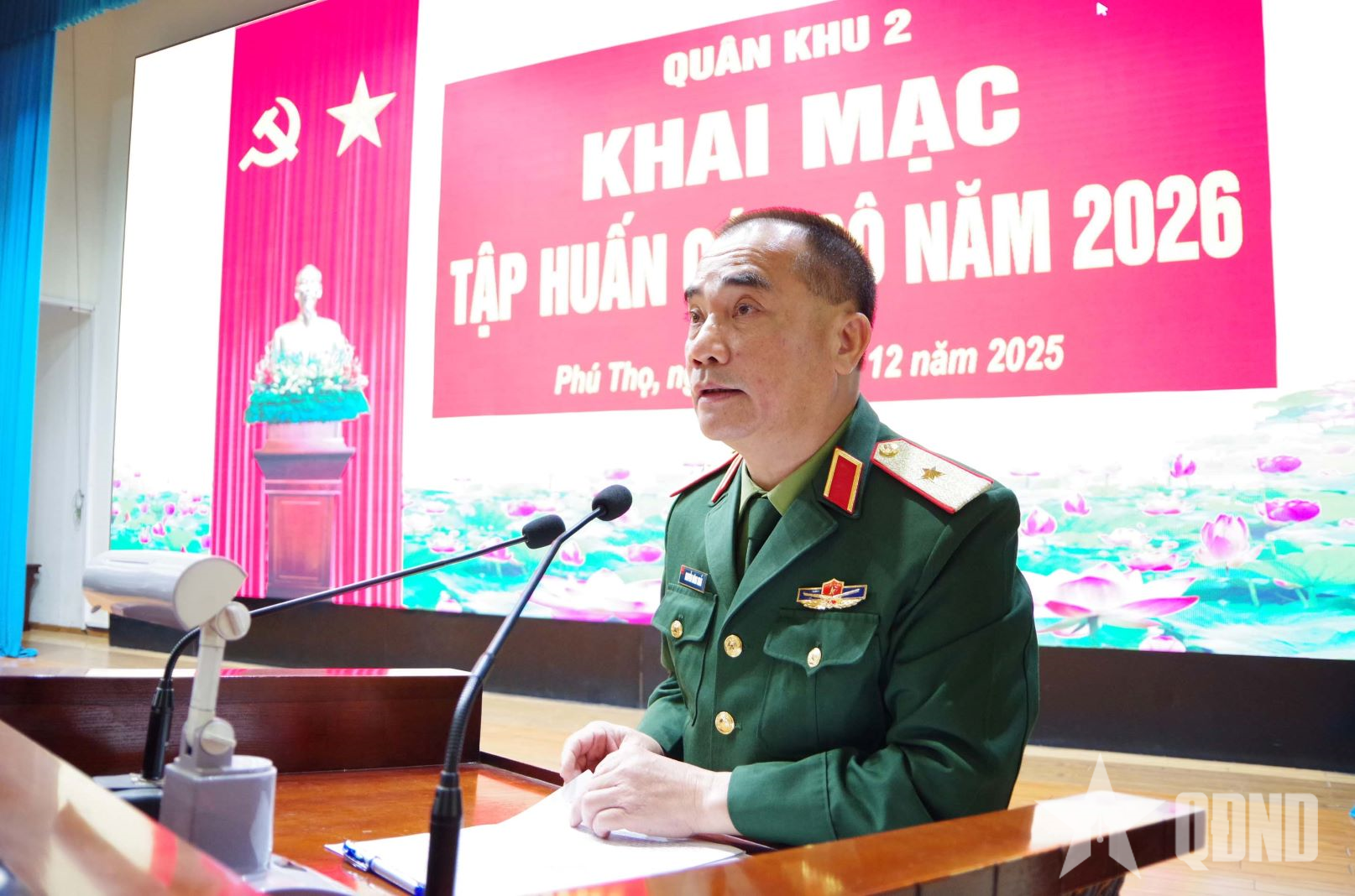 Quân khu 2 khai mạc tập huấn cán bộ năm 2026