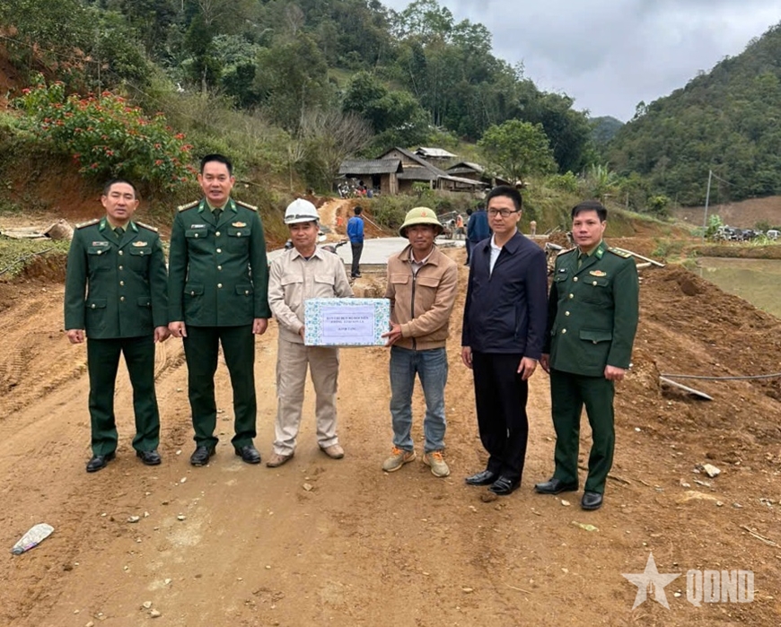 Sơn La: Kiểm tra tiến độ nâng cấp đường từ xã Phiêng Pằn đi qua Đồn Biên phòng Phiêng Pằn