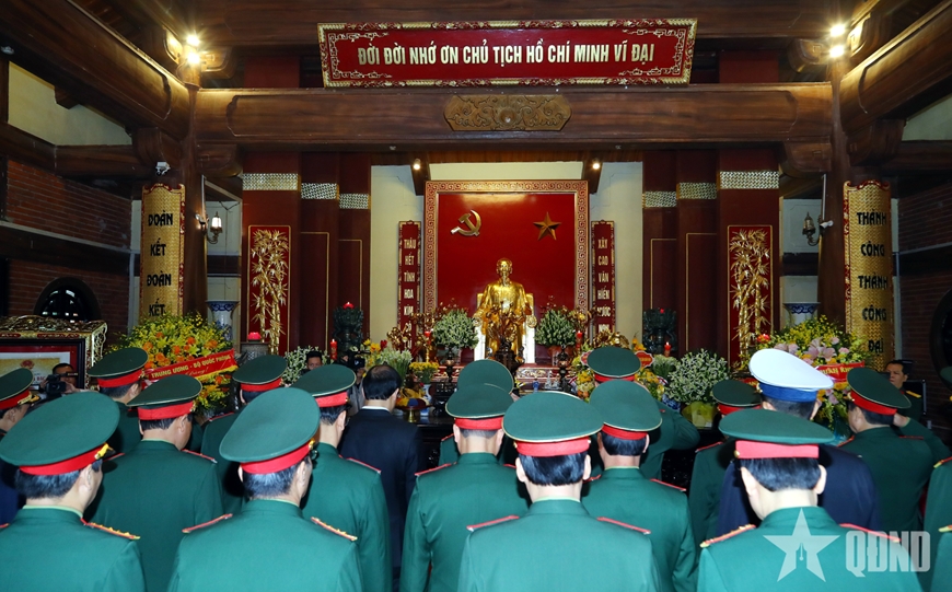 Quân ủy Trung ương, Bộ Quốc phòng tổ chức tri ân tại tỉnh Thái Nguyên nhân kỷ niệm 81 năm Ngày thành lập Quân đội nhân dân Việt Nam