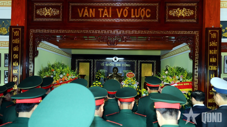 Quân ủy Trung ương, Bộ Quốc phòng tổ chức tri ân tại tỉnh Thái Nguyên nhân kỷ niệm 81 năm Ngày thành lập Quân đội nhân dân Việt Nam