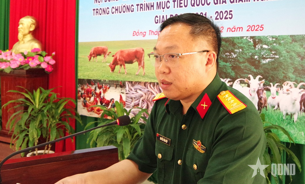 Bộ Quốc phòng: Tập huấn kỹ thuật chăn nuôi gia súc, gia cầm tại Đoàn Kinh tế - Quốc phòng 959

