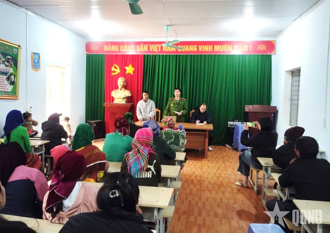 Xã Sơn Vĩ (Tuyên Quang): Tăng cường tuyên truyền, giữ vững an ninh trật tự dịp cuối năm