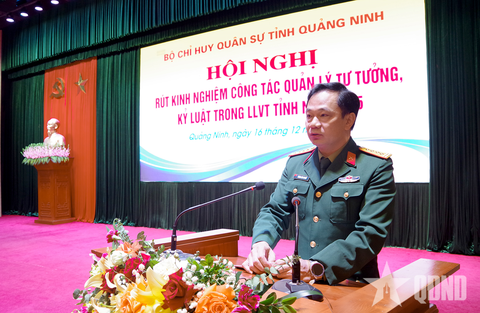 Bộ CHQS tỉnh Quảng Ninh: Rút kinh nghiệm công tác quản lý tư tưởng, kỷ luật năm 2025