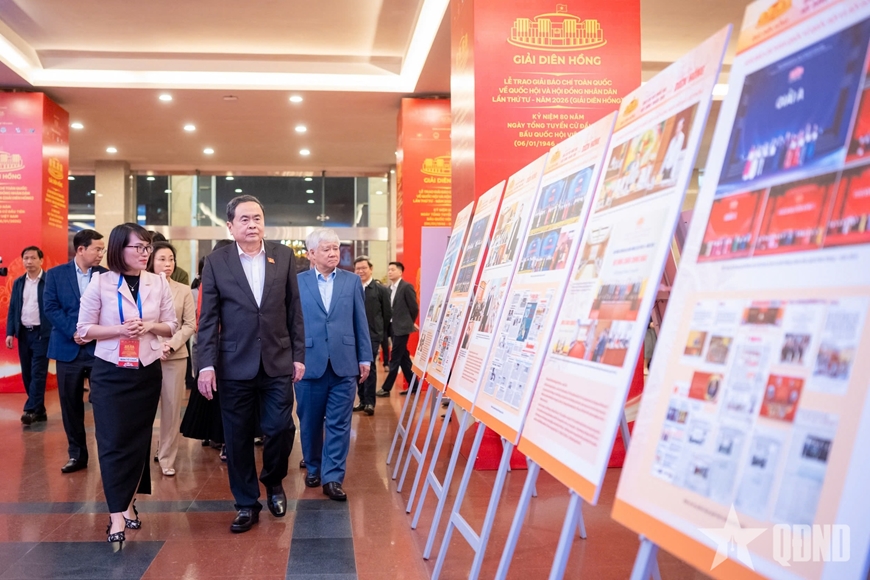 Chủ tịch Quốc hội Trần Thanh Mẫn dự tổng duyệt Lễ trao Giải Diên Hồng lần thứ tư - năm 2026