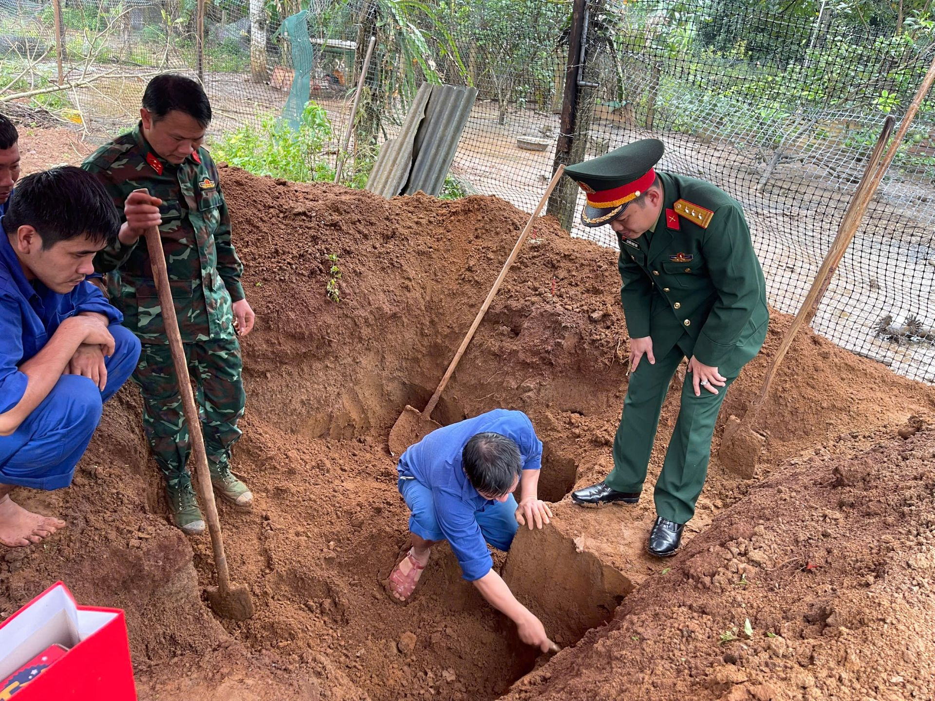 Sư đoàn 968 (Quân khu 4) tìm kiếm, quy tập 1 hài cốt liệt sĩ tại Quảng Trị