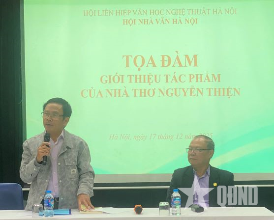 Tọa đàm giới thiệu tác phẩm của nhà thơ Nguyễn Thiện