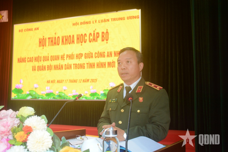 Nâng cao hiệu quả quan hệ phối hợp giữa Quân đội nhân dân và Công an nhân dân