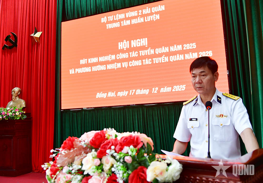 Trung tâm Huấn luyện Vùng 2 Hải quân thực hiện tốt công tác tuyển quân