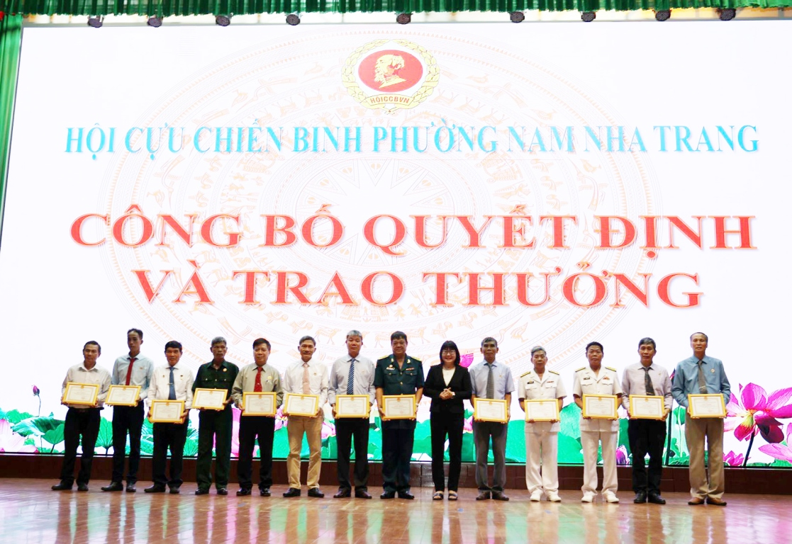Hội Cựu chiến binh phường Nam Nha Trang: Phát huy phẩm chất Bộ đội Cụ Hồ trong mọi nhiệm vụ
