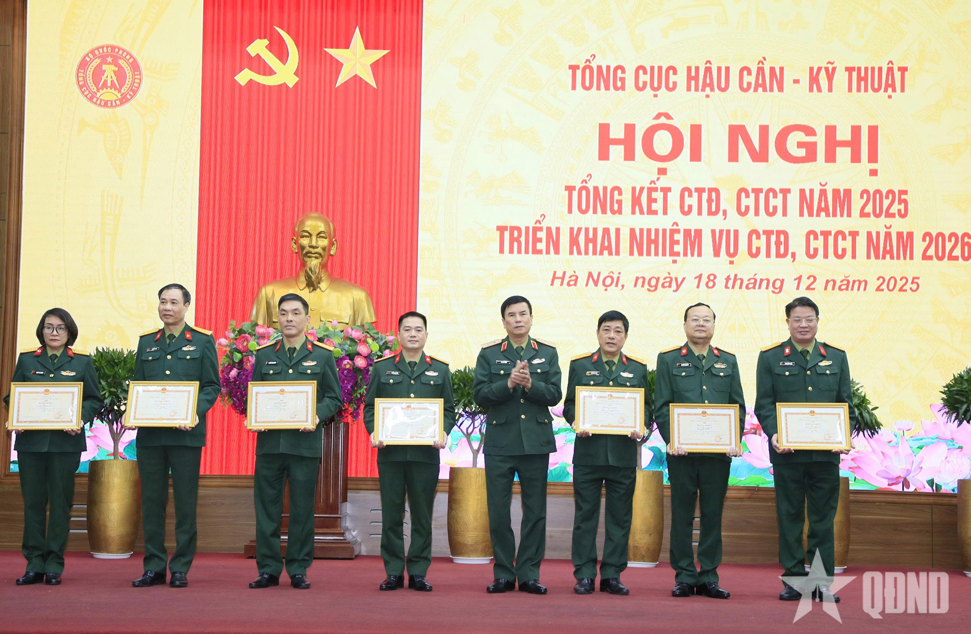 Tổng cục Hậu cần-Kỹ thuật triển khai nhiệm vụ công tác Đảng, công tác chính trị năm 2026