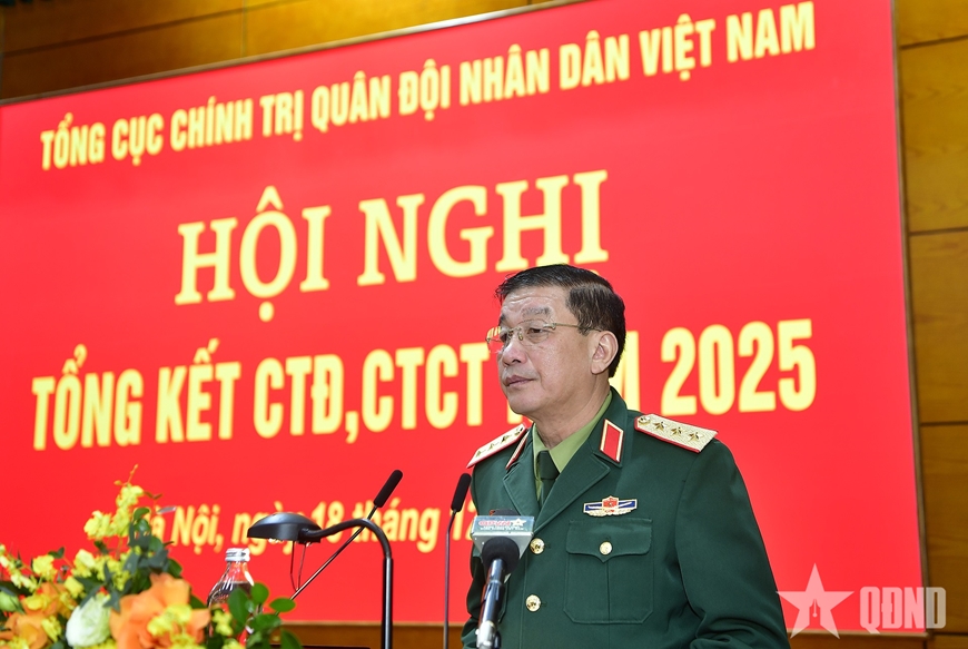 Đại tướng Nguyễn Trọng Nghĩa chủ trì Hội nghị tổng kết công tác Đảng, công tác chính trị năm 2025