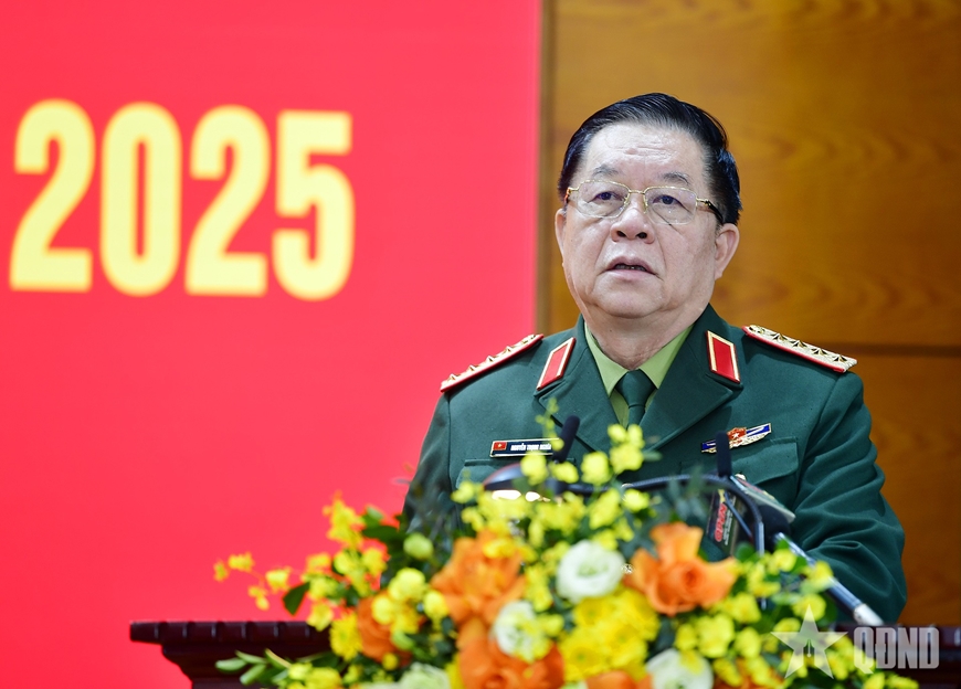 Đại tướng Nguyễn Trọng Nghĩa chủ trì Hội nghị tổng kết công tác Đảng, công tác chính trị năm 2025