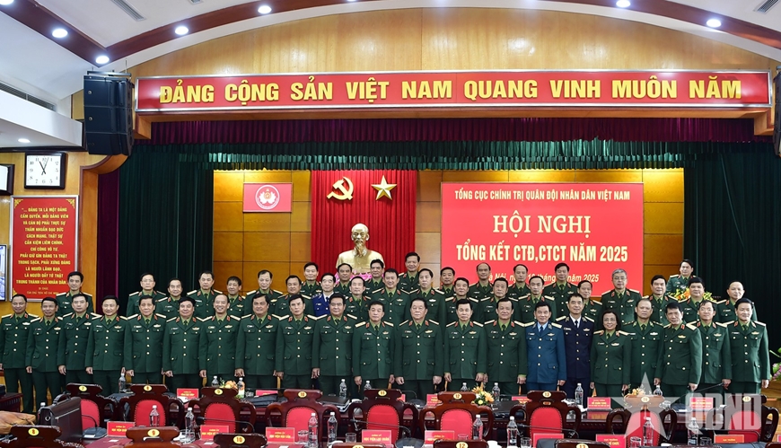 Đại tướng Nguyễn Trọng Nghĩa chủ trì Hội nghị tổng kết công tác Đảng, công tác chính trị năm 2025