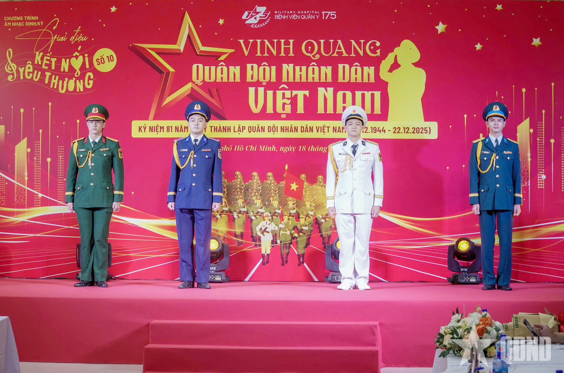 Bệnh viện Quân y 175 tổ chức chương trình “Giai điệu kết nối yêu thương” ngợi ca Bộ đội Cụ Hồ