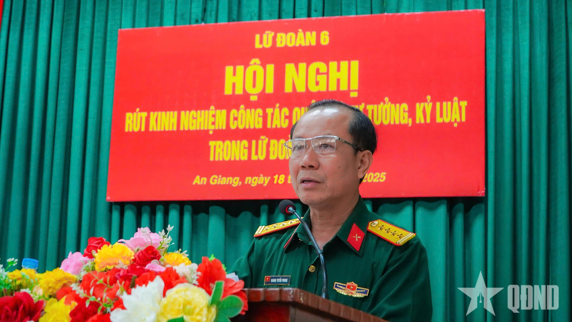 Lữ đoàn Pháo binh 6, Quân khu 9: Rút kinh nghiệm công tác quản lý tư tưởng, kỷ luật năm 2025