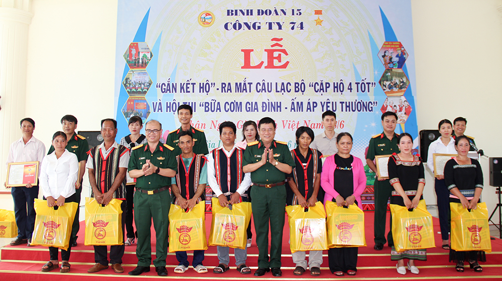 “Kết nghĩa bền chặt” - Điểm sáng công tác dân vận vùng đồng bào dân tộc thiểu số của Đoàn Kinh tế-Quốc phòng 74