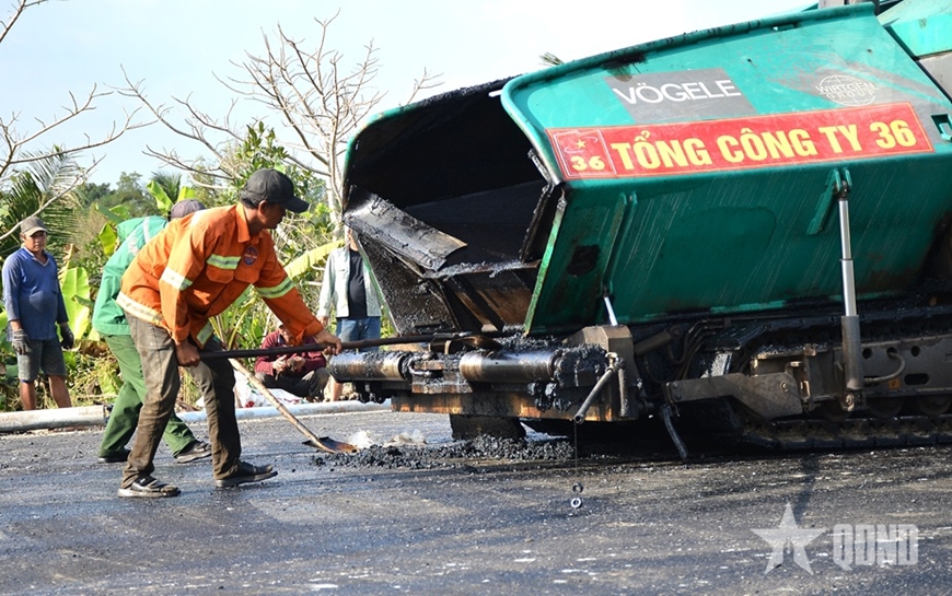 Cao tốc Cần Thơ - Cà Mau trước giờ thông xe kỹ thuật Cao tốc Cần Thơ - Cà Mau trước giờ thông xe kỹ thuật