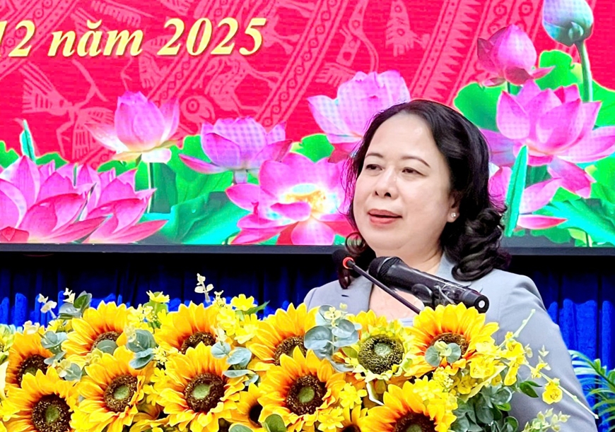 Phó chủ tịch nước Võ Thị Ánh Xuân: Chính sách xã hội luôn là trụ cột quan trọng