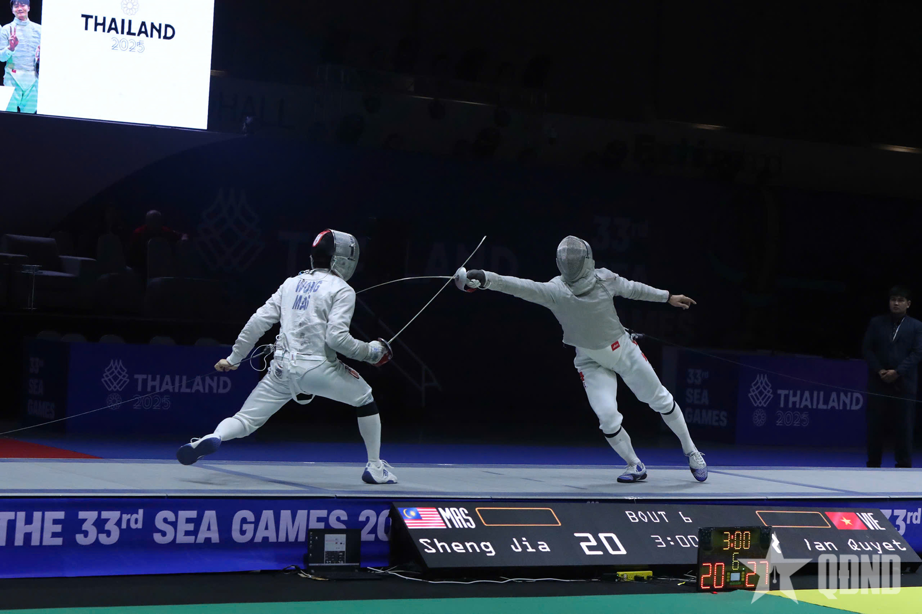 SEA Games 33: Đấu kiếm Việt Nam giành huy chương vàng thứ ba

