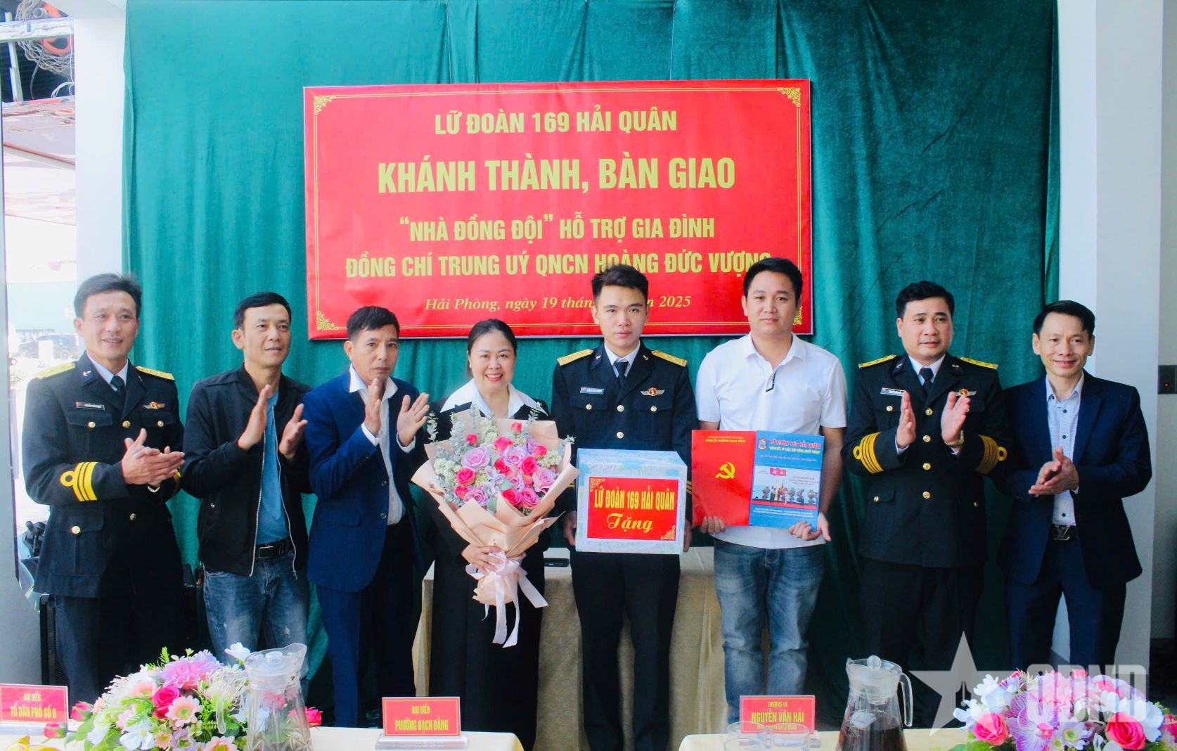 Lữ đoàn 169 (Vùng 1 Hải quân) khánh thành, bàn giao nhà đồng đội