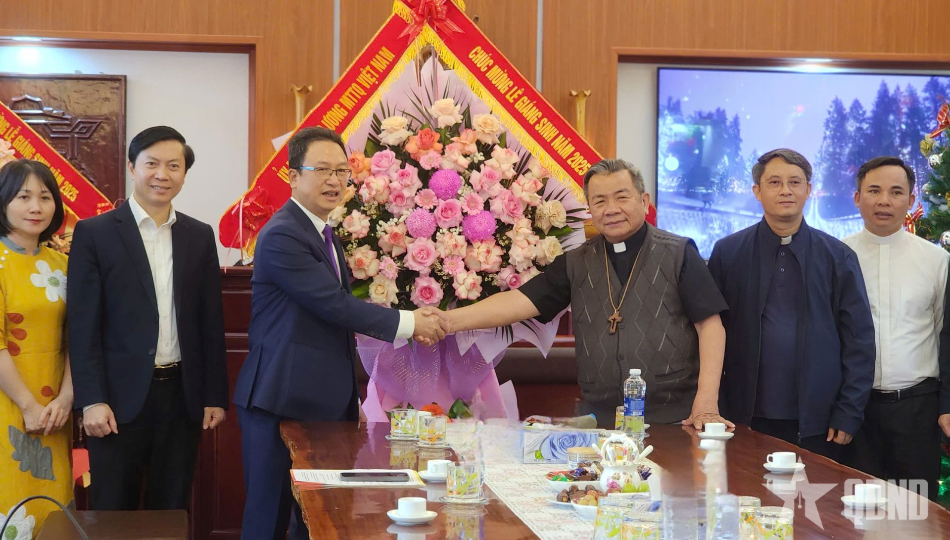 Ủy ban Trung ương Mặt trận Tổ quốc Việt Nam chúc mừng Giáng sinh giáo phận Lạng Sơn - Cao Bằng
