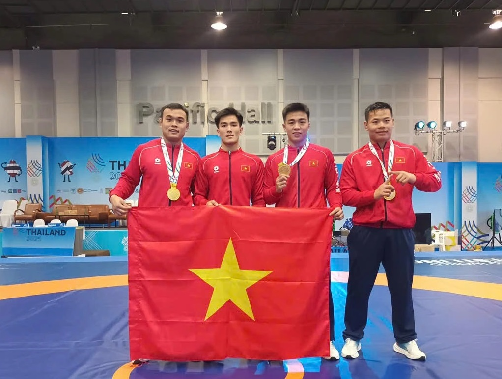 Đội tuyển vật Việt Nam thống trị SEA Games 33

