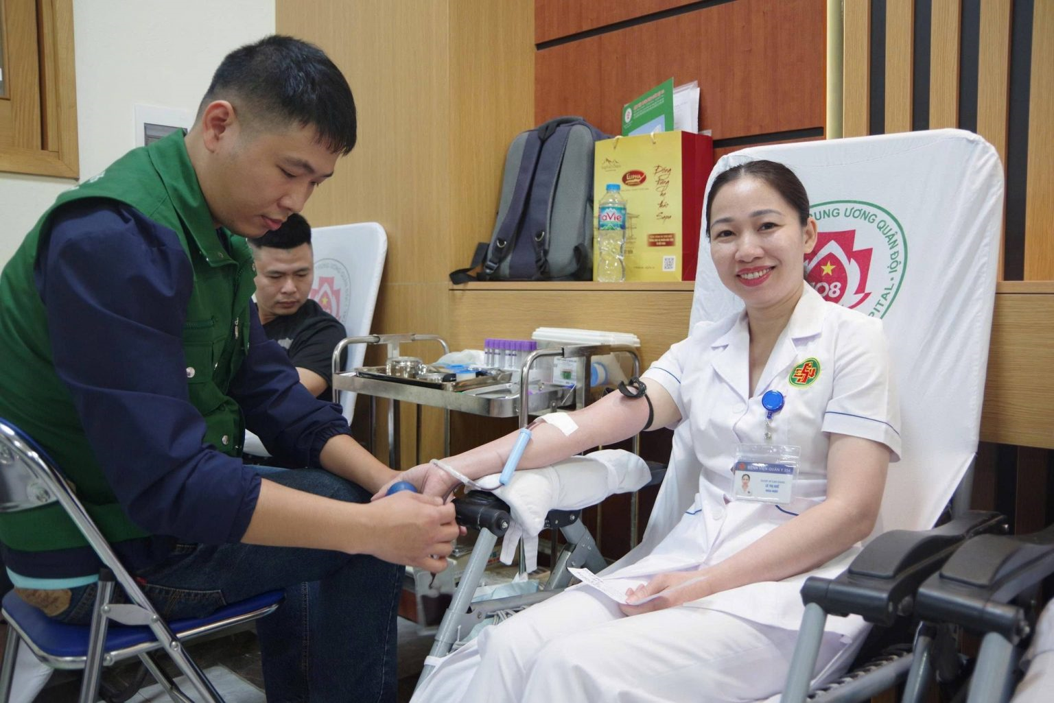 Nữ quân nhân gần 100 lần tham gia hiến máu, hiến tiểu cầu