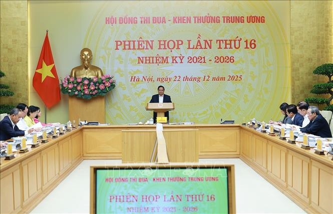 Thủ tướng Phạm Minh Chính chủ trì Phiên họp lần thứ 16 của Hội đồng Thi đua - Khen thưởng Trung ương
