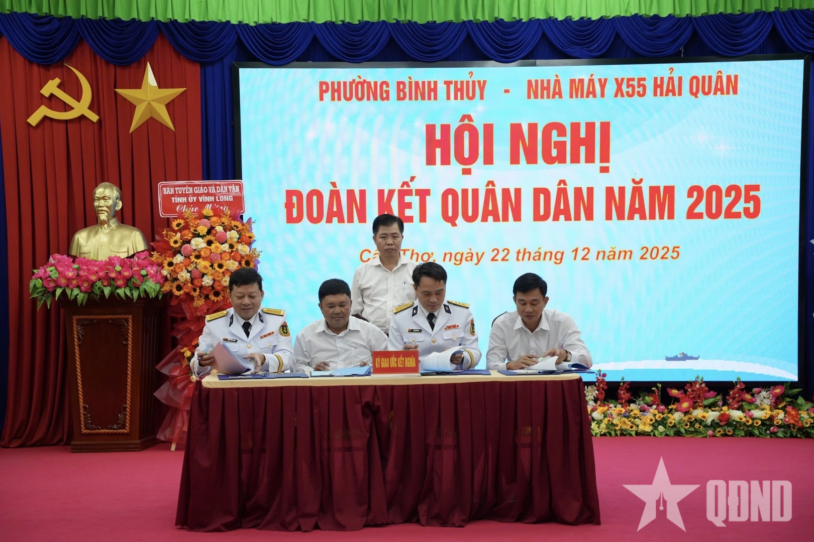 Nhà máy X55 Hải quân: Tăng cường phối hợp, gắn bó quân dân