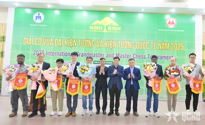 Hấp dẫn Giải cờ vua đại kiện tướng - Kiện tướng quốc tế, Ninh Bình năm 2025
