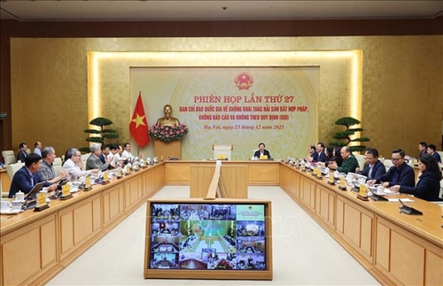Phó thủ tướng Trần Hồng Hà chủ trì Phiên họp thứ 27 Ban Chỉ đạo chống khai thác IUU