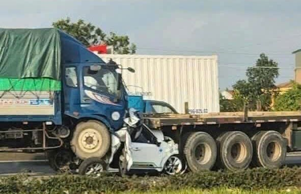 Tạm giữ khẩn cấp lái xe gây tai nạn liên hoàn trên Quốc lộ 5