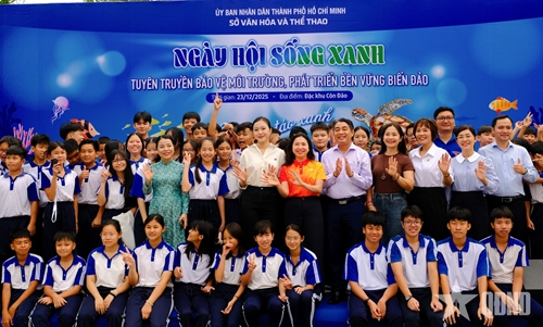 Côn Đảo rộn ràng Ngày hội sống xanh – Vì biển đảo xanh năm 2025