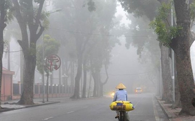 Thời tiết hôm nay (24-12): Bắc Bộ sáng sớm có sương mù, Nam Bộ mưa to cục bộ