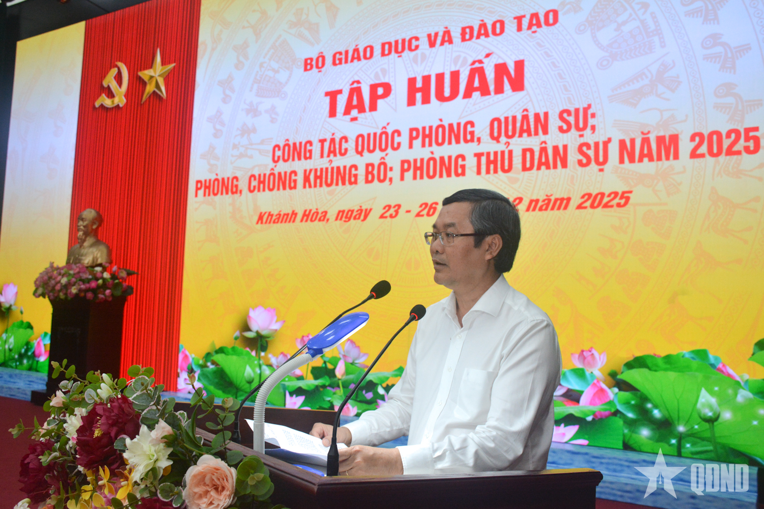 Bộ Giáo dục và Đào tạo tập huấn công tác quốc phòng, quân sự