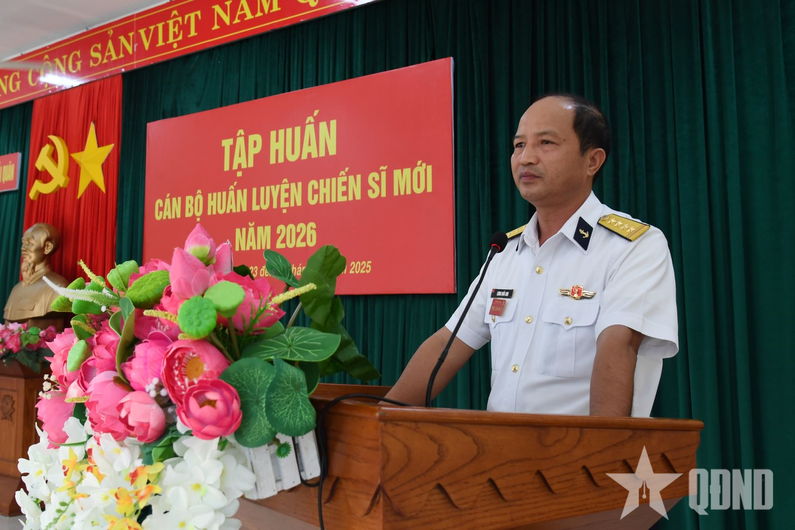 Vùng 5 Hải quân khai mạc tập huấn cán bộ huấn luyện chiến sĩ mới năm 2026