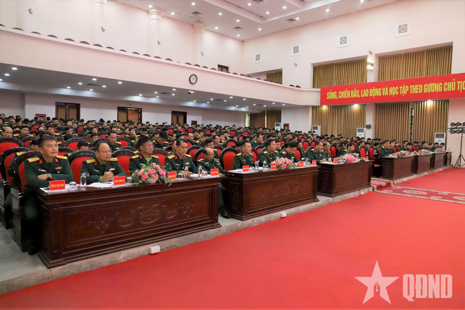 Trường Sĩ quan Lục quân 1 tổ chức Hội nghị rút kinh nghiệm công tác quản lý tư tưởng, kỷ luật 