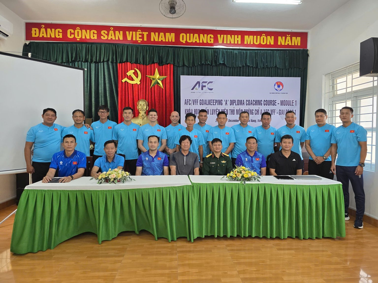 Việt Nam tổ chức khóa học huấn luyện viên thủ môn chứng chỉ ‘A’ AFC lần thứ hai