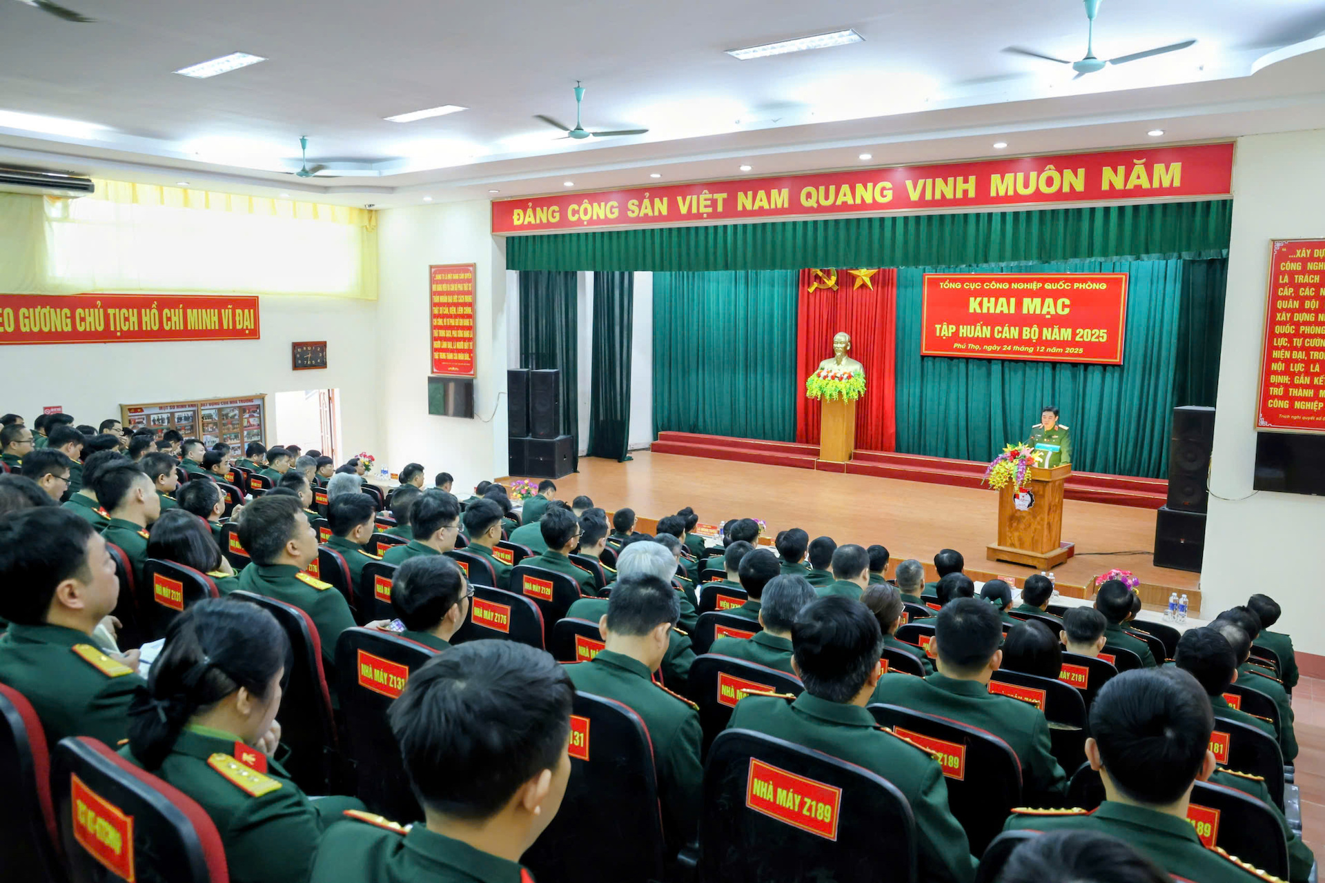 Tổng cục Công nghiệp Quốc phòng khai mạc tập huấn cán bộ năm 2025