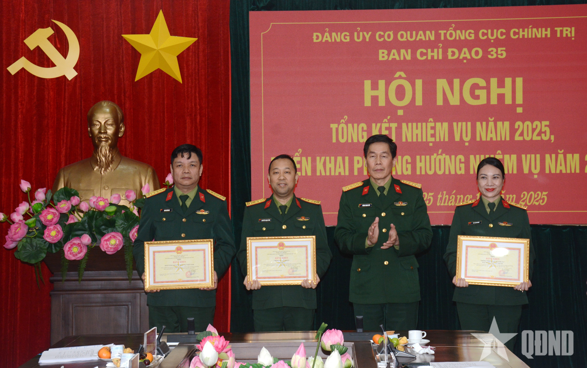 Ban chỉ đạo 35 Đảng ủy Cơ quan Tổng cục Chính trị tổng kết nhiệm vụ năm 2025, triển khai nhiệm vụ năm 2026