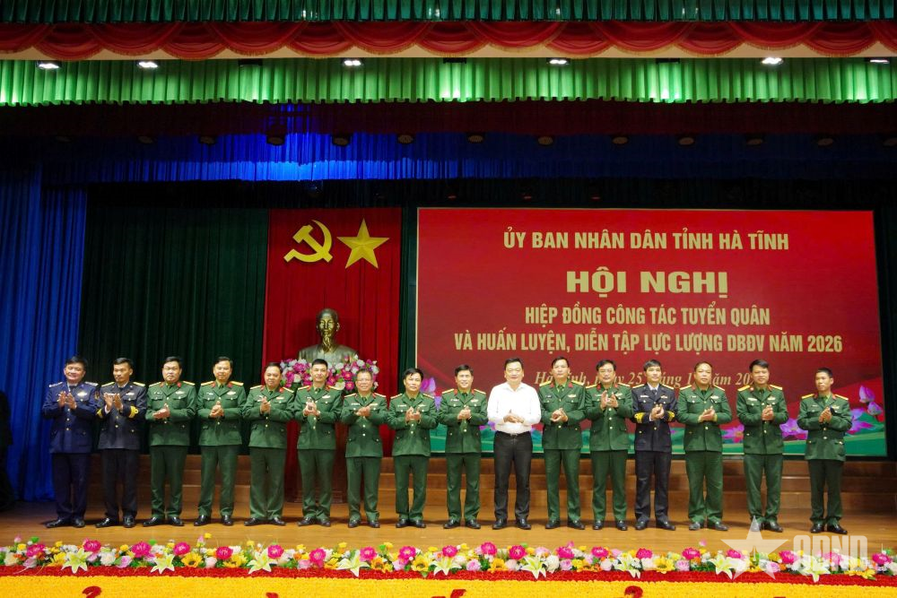 Hà Tĩnh: Hiệp đồng công tác tuyển quân và huấn luyện dự bị động viên năm 2026