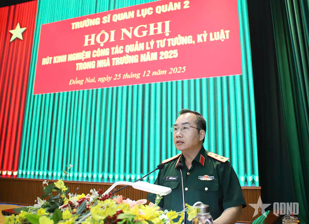 Trường Sĩ quan Lục quân 2 ổn định tư tưởng, duy trì nghiêm kỷ luật
