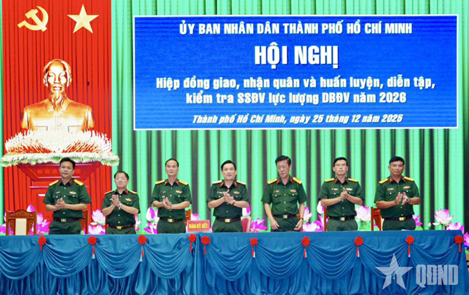 TP Hồ Chí Minh: Hiệp đồng giao, nhận quân năm 2026