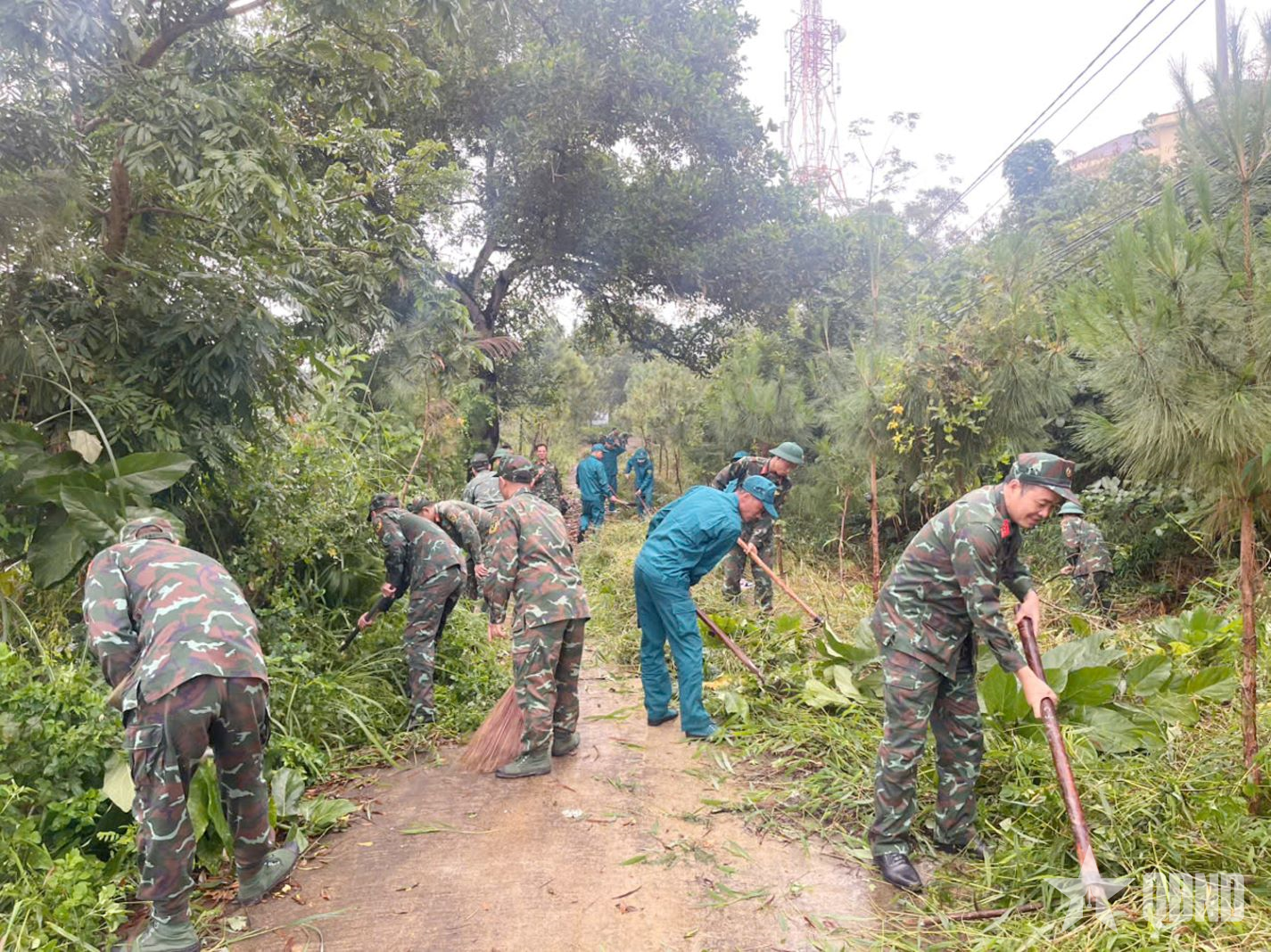 Ban Chỉ huy Phòng thủ khu vực 1 - Quảng Hà đẩy mạnh công tác dân vận