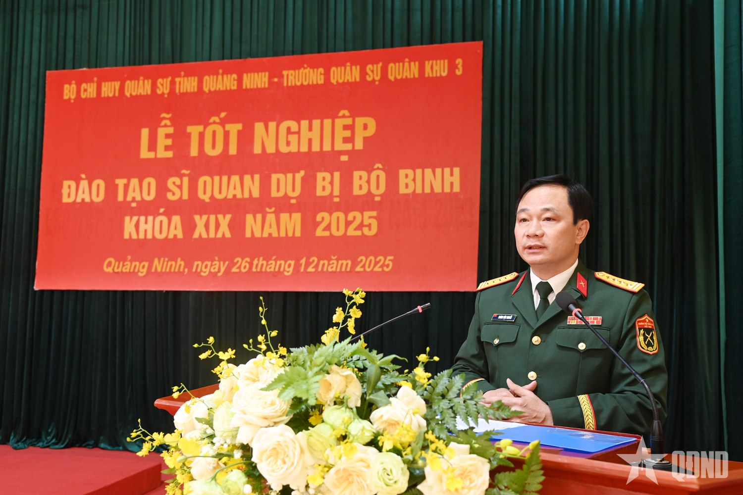 Tỉnh Quảng Ninh: 60 học viên được phong quân hàm Thiếu úy sĩ quan dự bị

