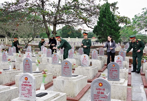 Khánh thành công trình tu bổ, tôn tạo Nghĩa trang liệt sĩ Hải Thượng (Quảng Trị)