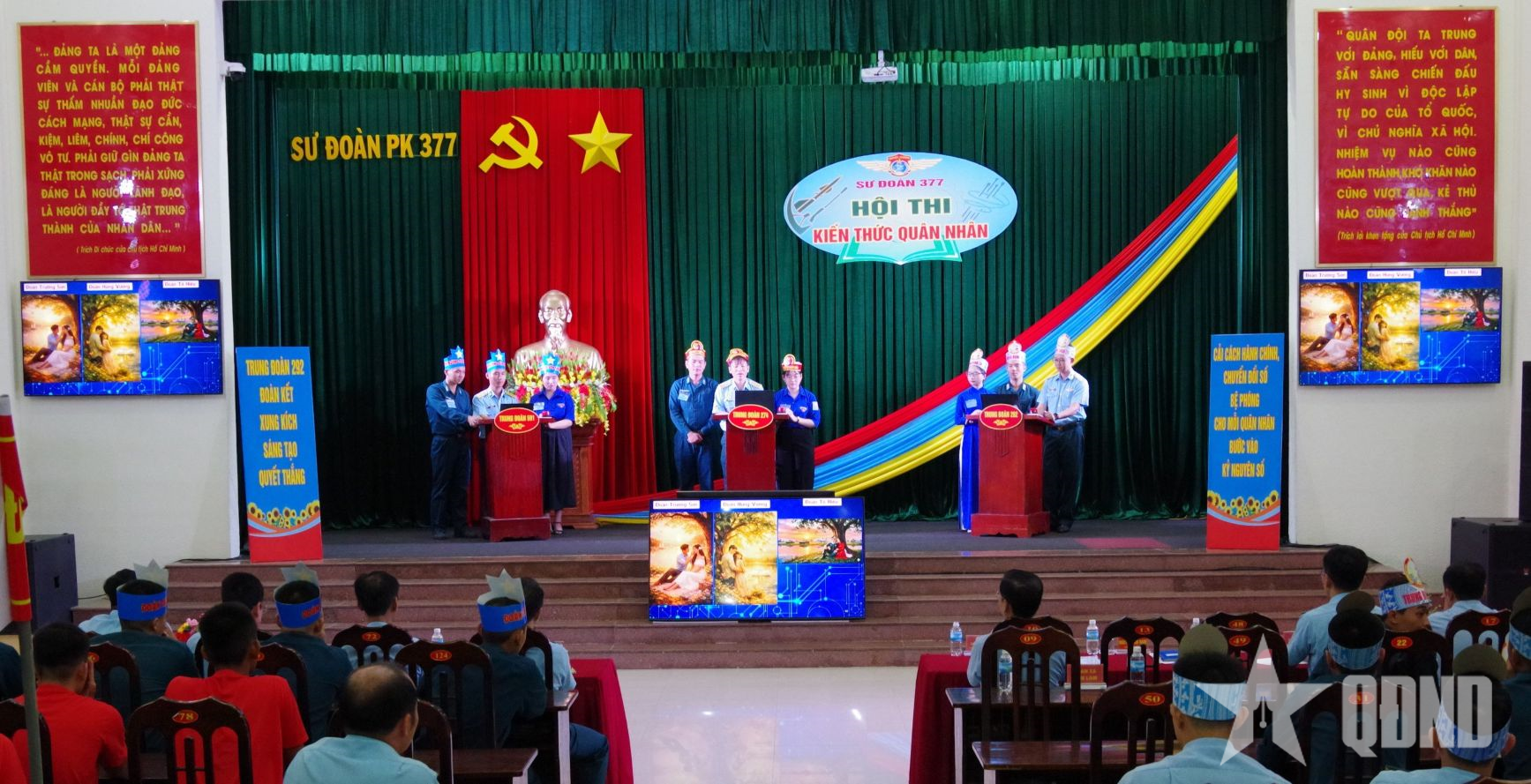 Sư đoàn 377 tổ chức chung kết Hội thi kiến thức quân nhân