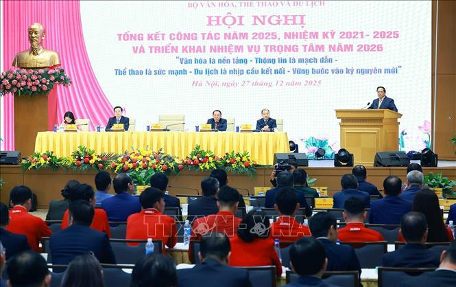 Thủ tướng Phạm Minh Chính: Ngành Văn hóa, Thể thao và Du lịch phải có tư duy đổi mới, hành động quyết liệt, về đích thực chất