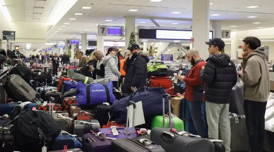 Hàng nghìn chuyến bay tại Mỹ bị hủy sau Giáng sinh