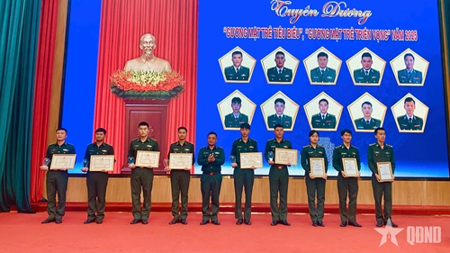 Bộ đội Biên phòng tỉnh Gia Lai tuyên dương 10 gương mặt trẻ tiêu biểu